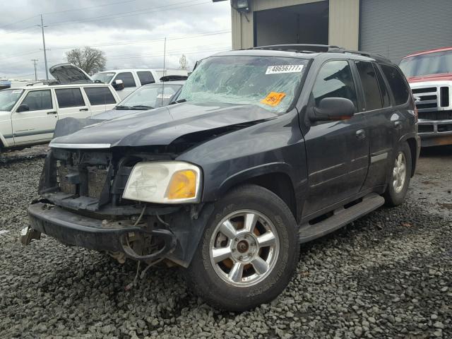 1GKDT13S732260937 - 2003 GMC ENVOY BLACK photo 2