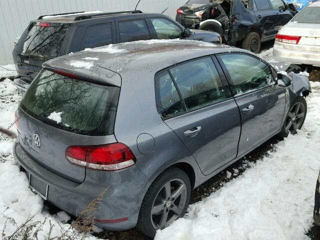 WVWDB7AJXDW134707 - 2013 VOLKSWAGEN GOLF GRAY photo 4