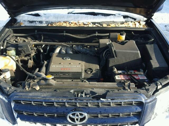 JTEHF21A330107239 - 2003 TOYOTA HIGHLANDER BLUE photo 7