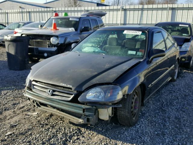 1HGEJ8142TL035632 - 1996 HONDA CIVIC EX BLACK photo 2