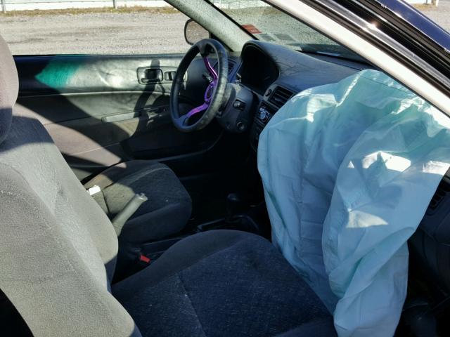 1HGEJ8142TL035632 - 1996 HONDA CIVIC EX BLACK photo 5