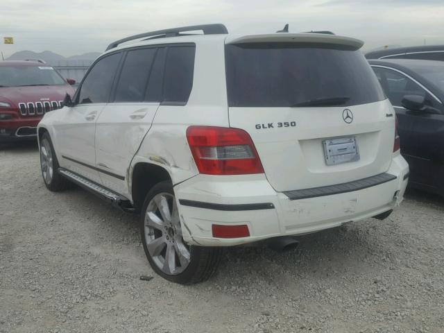 WDCGG8HB1AF260267 - 2010 MERCEDES-BENZ GLK 350 4M WHITE photo 3