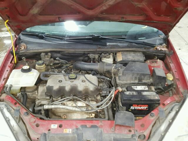 1FAFP34P92W152587 - 2002 FORD FOCUS SE RED photo 7