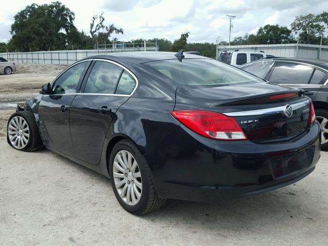 2G4GR5EKXC9172523 - 2012 BUICK REGAL 黑色 照片 3