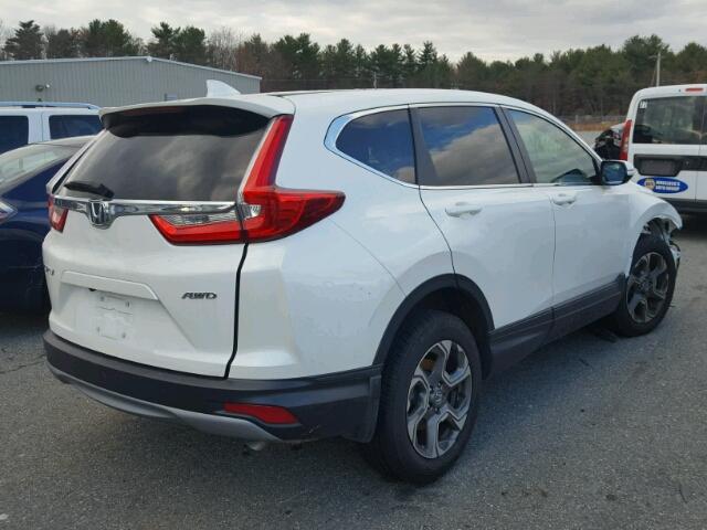 5J6RW2H88HL011067 - 2017 HONDA CR-V EXL WHITE photo 4