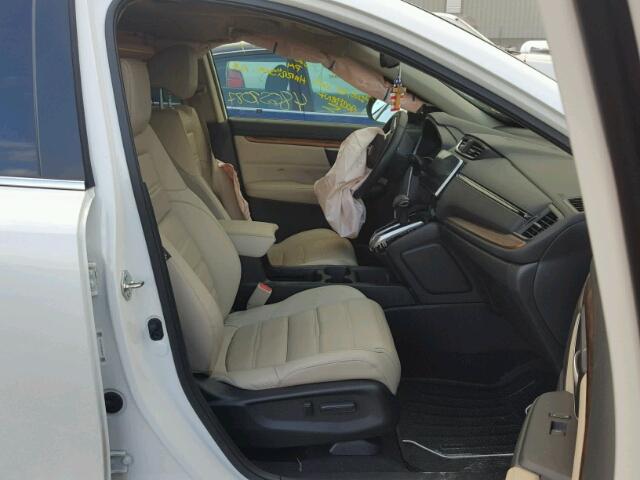 5J6RW2H88HL011067 - 2017 HONDA CR-V EXL WHITE photo 5