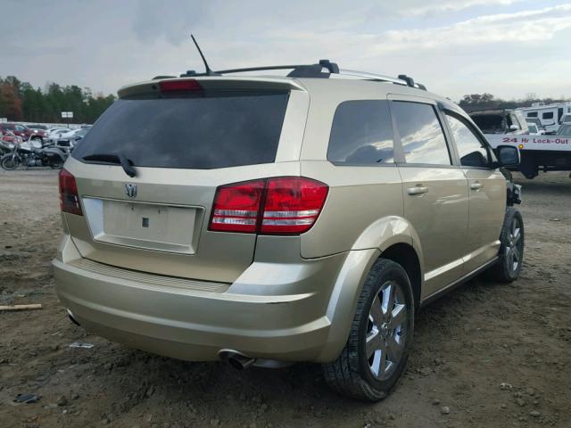 3D4PG5FVXAT247608 - 2010 DODGE JOURNEY SX GOLD photo 4