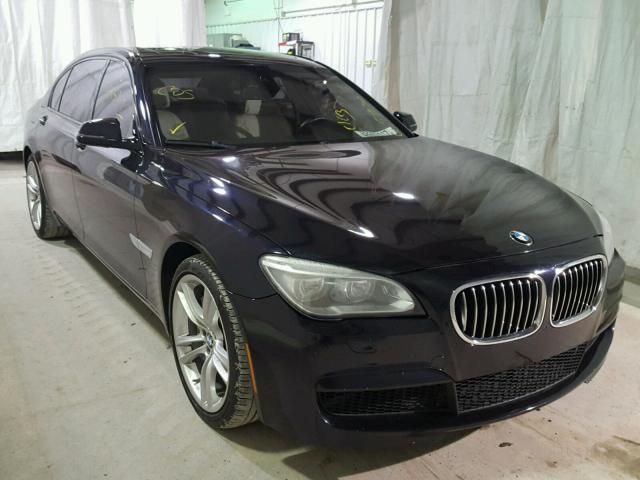 WBAYE8C5XDD131880 - 2013 BMW 750LI BLUE photo 1