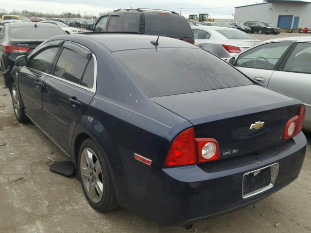 1G1ZH57B284303086 - 2008 CHEVROLET MALIBU 1LT BLUE photo 3