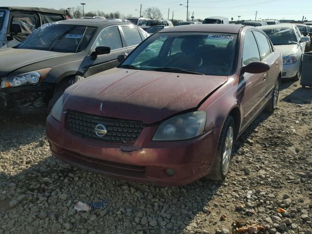 1N4AL11D55C322230 - 2005 NISSAN ALTIMA S RED photo 2