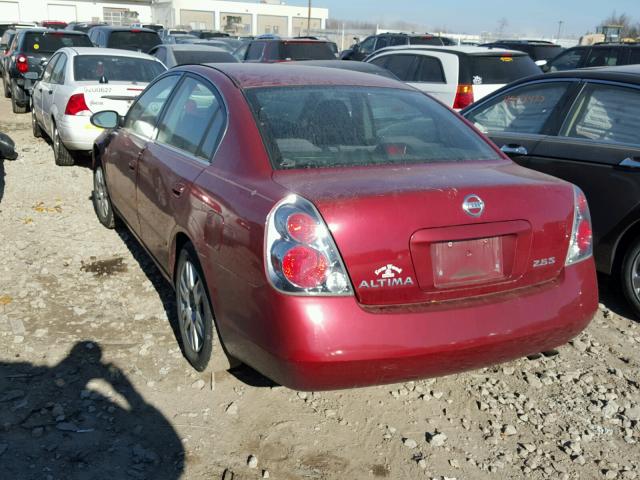 1N4AL11D55C322230 - 2005 NISSAN ALTIMA S RED photo 3