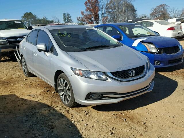2HGFB2F94EH505128 - 2014 HONDA CIVIC EXL 银色 照片 1
