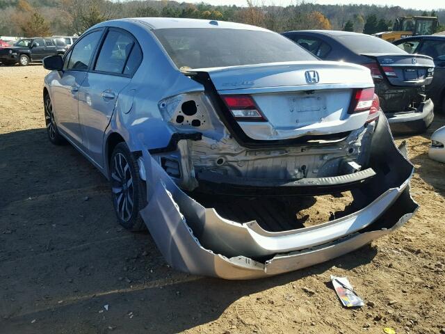 2HGFB2F94EH505128 - 2014 HONDA CIVIC EXL 银色 照片 3