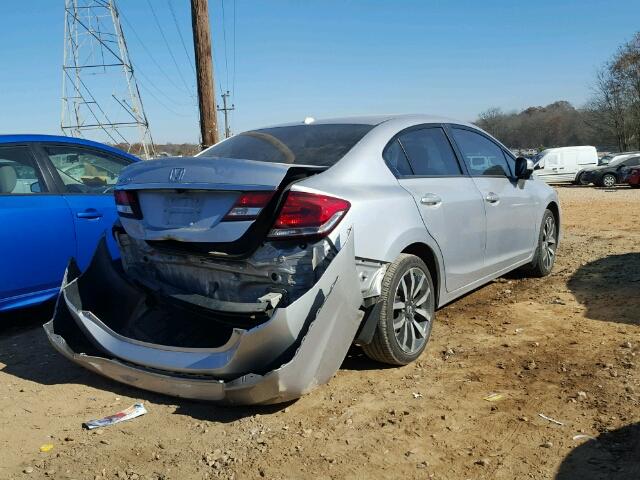 2HGFB2F94EH505128 - 2014 HONDA CIVIC EXL 银色 照片 4