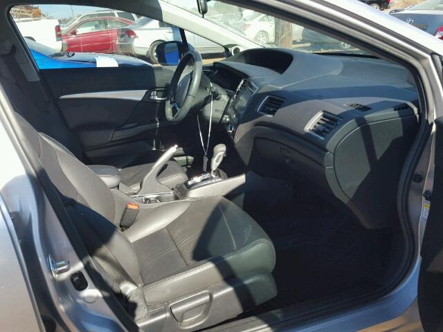 2HGFB2F94EH505128 - 2014 HONDA CIVIC EXL 银色 照片 5