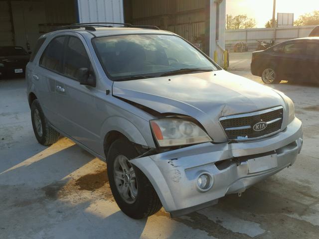 KNDJD733635146708 - 2003 KIA SORENTO EX SILVER photo 1