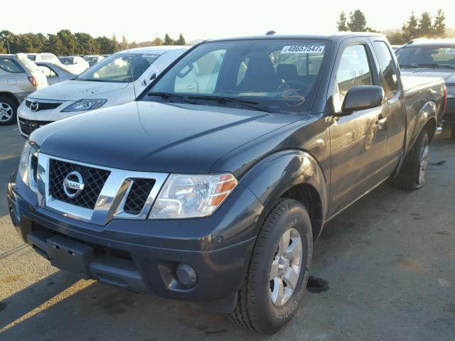 1N6AD0CU0DN726213 - 2013 NISSAN FRONTIER S CHARCOAL photo 2