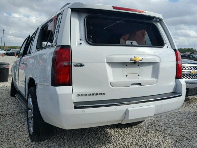 1GNSCJKC2GR428033 - 2016 CHEVROLET SUBURBAN C WHITE photo 3