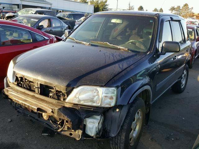 JHLRD1741WC103318 - 1998 HONDA CR-V LX BLACK photo 2