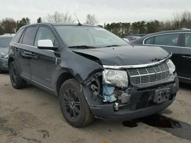 2LMDU88C28BJ22064 - 2008 LINCOLN MKX BLACK photo 1