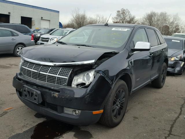 2LMDU88C28BJ22064 - 2008 LINCOLN MKX BLACK photo 2