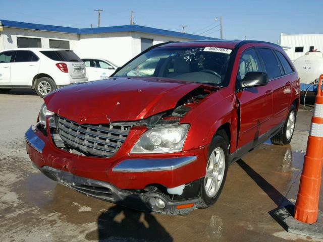 2A8GM684X6R708230 - 2006 CHRYSLER PACIFICA T RED photo 2