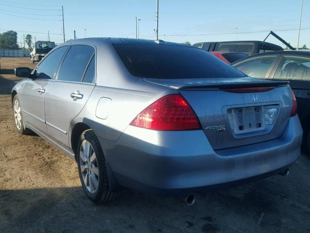 1HGCM66557A003814 - 2007 HONDA ACCORD EX SILVER photo 3