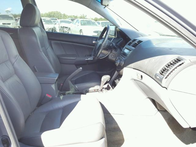 1HGCM66557A003814 - 2007 HONDA ACCORD EX SILVER photo 5