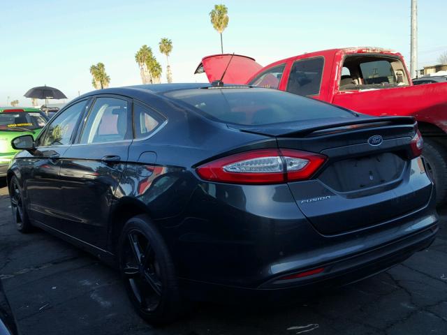 3FA6P0H76GR144773 - 2016 FORD FUSION SE CHARCOAL photo 3