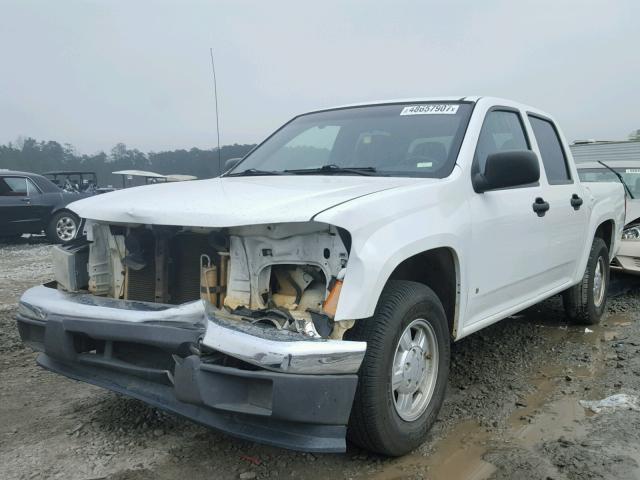 1GCCS13E678212305 - 2007 CHEVROLET COLORADO WHITE photo 2