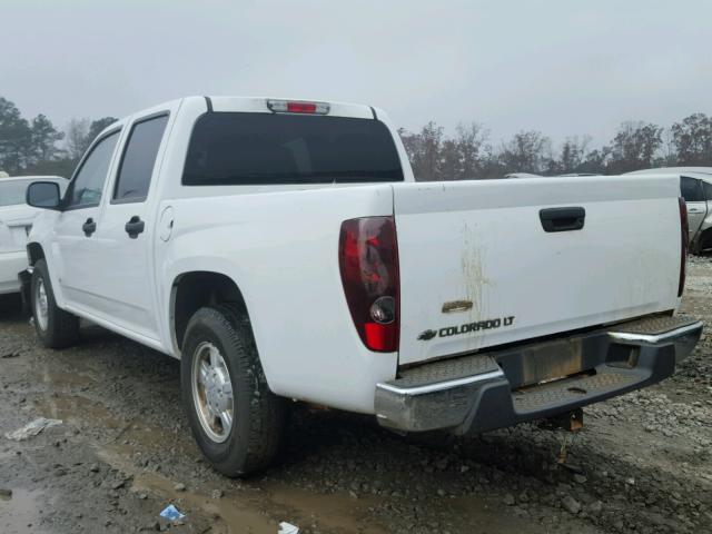 1GCCS13E678212305 - 2007 CHEVROLET COLORADO WHITE photo 3