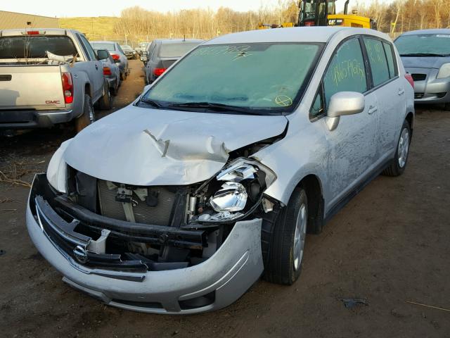 3N1BC1CP8BL489898 - 2011 NISSAN VERSA S SILVER photo 2