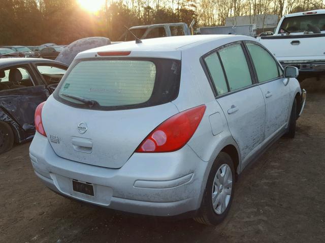 3N1BC1CP8BL489898 - 2011 NISSAN VERSA S SILVER photo 4