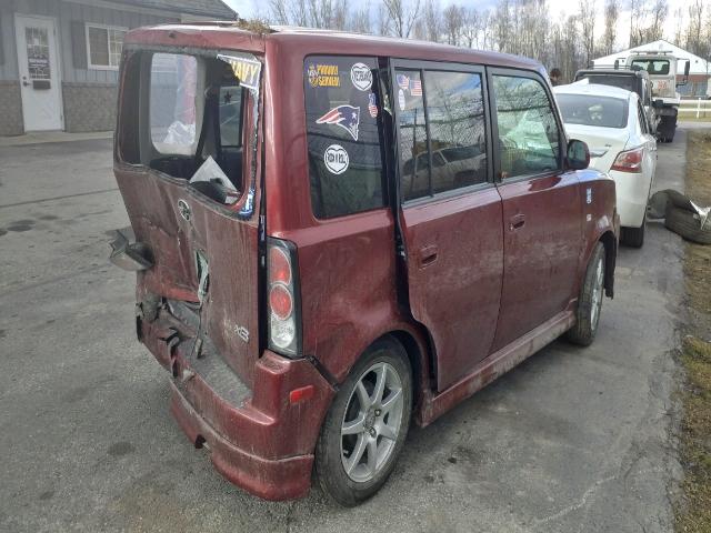 JTLKT334964126105 - 2006 TOYOTA SCION XB RED photo 4