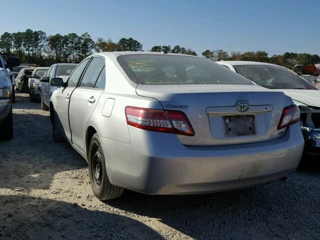 4T1BF3EK8AU078485 - 2010 TOYOTA CAMRY BASE SILVER photo 3