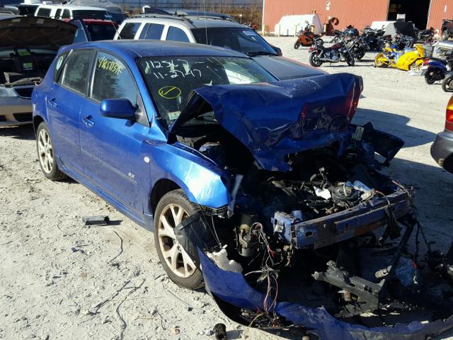 JM1BK344981875679 - 2008 MAZDA 3 HATCHBAC BLUE photo 1