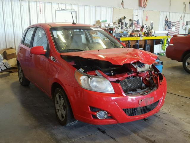 KL2TD66E79B632053 - 2009 PONTIAC G3 RED photo 1