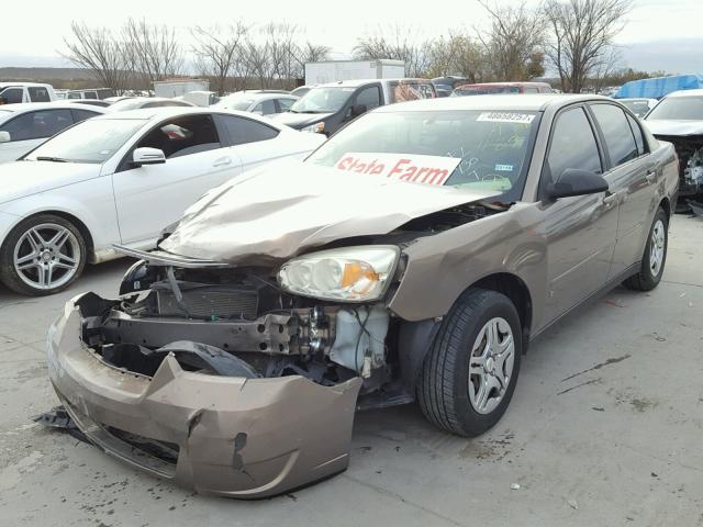 1G1ZS58F47F124182 - 2007 CHEVROLET MALIBU LS BROWN photo 2