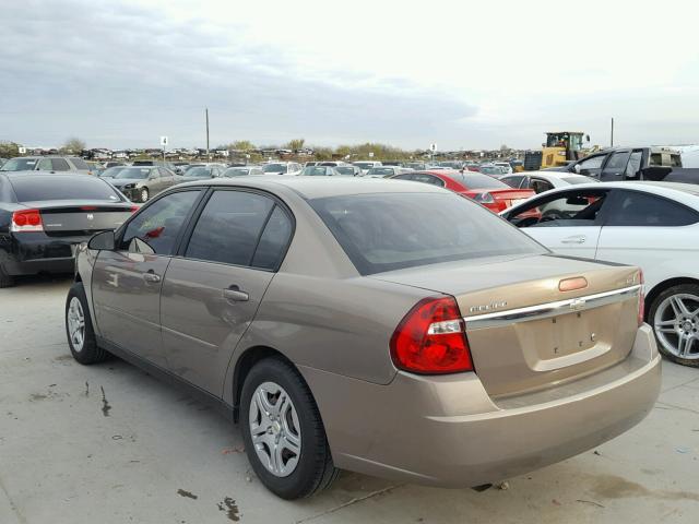 1G1ZS58F47F124182 - 2007 CHEVROLET MALIBU LS BROWN photo 3