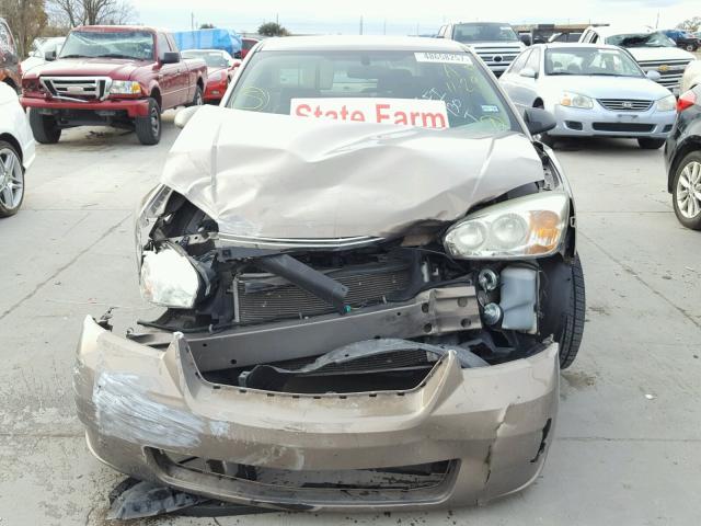 1G1ZS58F47F124182 - 2007 CHEVROLET MALIBU LS BROWN photo 9