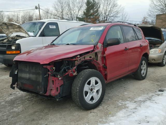 2T3BF4DV5BW121237 - 2011 TOYOTA RAV4 RED photo 2