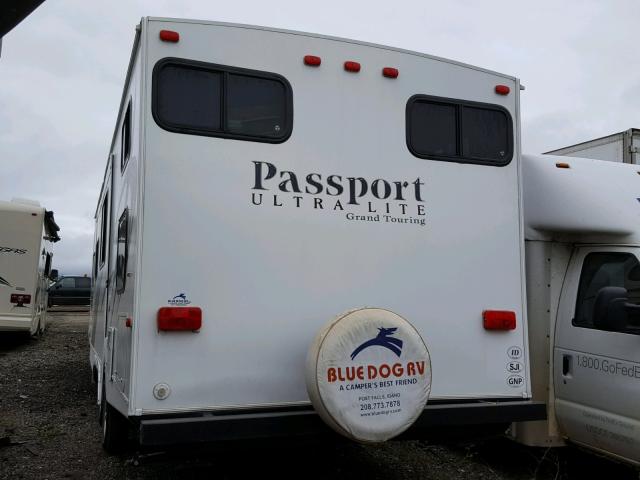 4YDT29128DX414102 - 2013 KEYSTONE PASSPORT 白色 照片 3