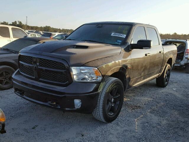 1C6RR7LTXFS626929 - 2015 RAM 1500 SLT BLACK photo 2