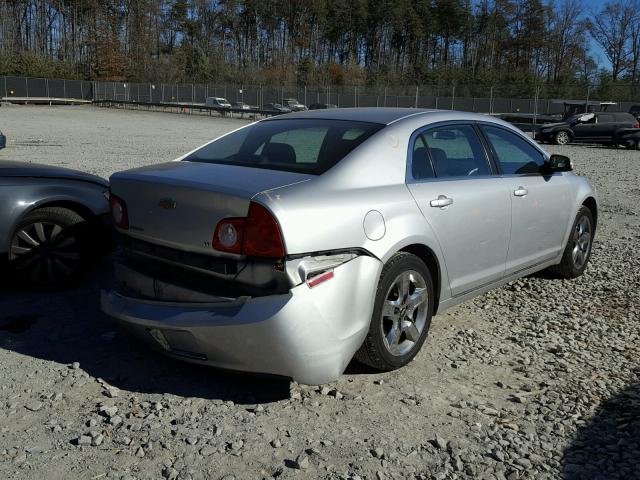 1G1ZH57B894265199 - 2009 CHEVROLET MALIBU 1LT SILVER photo 4