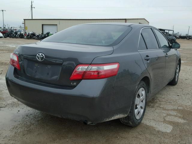 4T4BE46K78R022061 - 2008 TOYOTA CAMRY CE GRAY photo 4