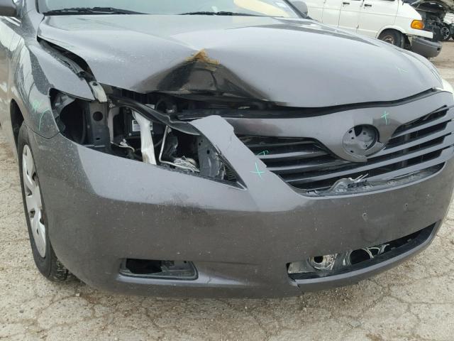 4T4BE46K78R022061 - 2008 TOYOTA CAMRY CE GRAY photo 9