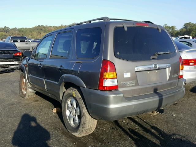 4F2YU08122KM57162 - 2002 MAZDA TRIBUTE LX TAN photo 3