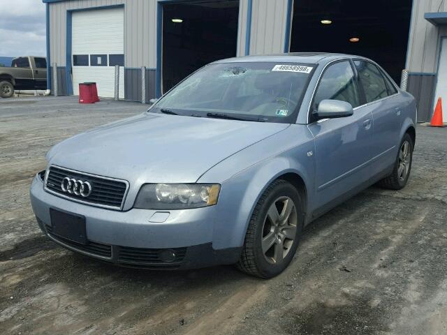 WAULT68E13A370263 - 2003 AUDI A4 3.0 QUA BLUE photo 2