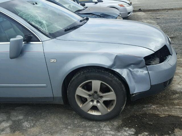 WAULT68E13A370263 - 2003 AUDI A4 3.0 QUA BLUE photo 9