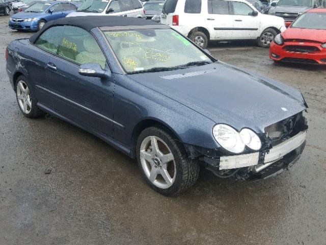 WDBTK75G56T071397 - 2006 MERCEDES-BENZ CLK 500 BLUE photo 1